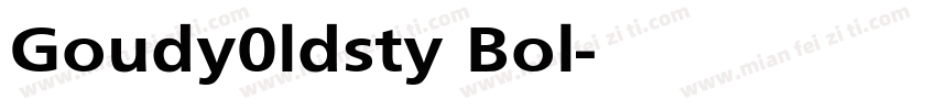 Goudy0ldsty Bol字体转换